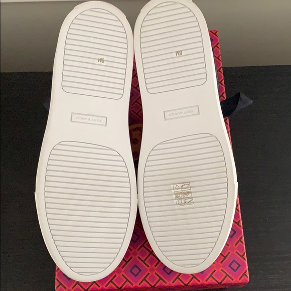 Brand new Tory Burch Leather Lace Up Sneakers - Picture 3 of 5
